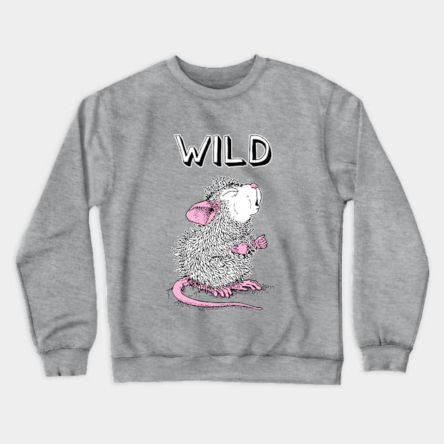 Wild rat Crewneck Sweatshirt by My Happy-Design